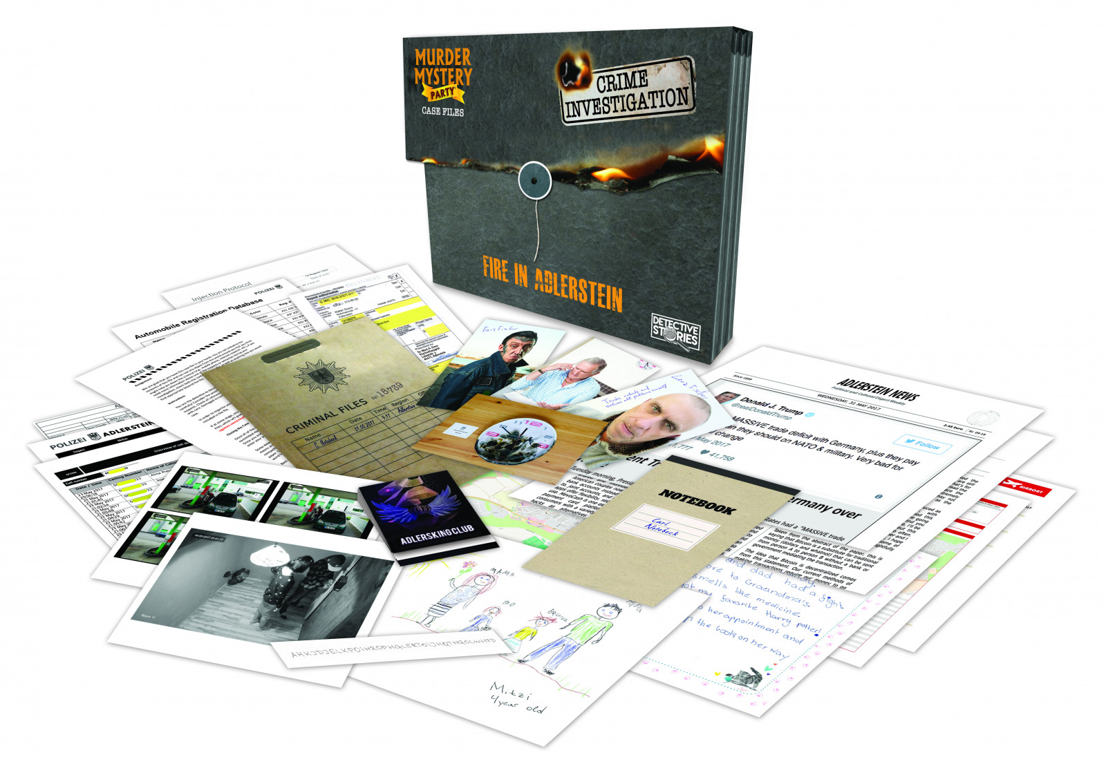 Murder Mystery Party Case Files : Fire in Adlerstein